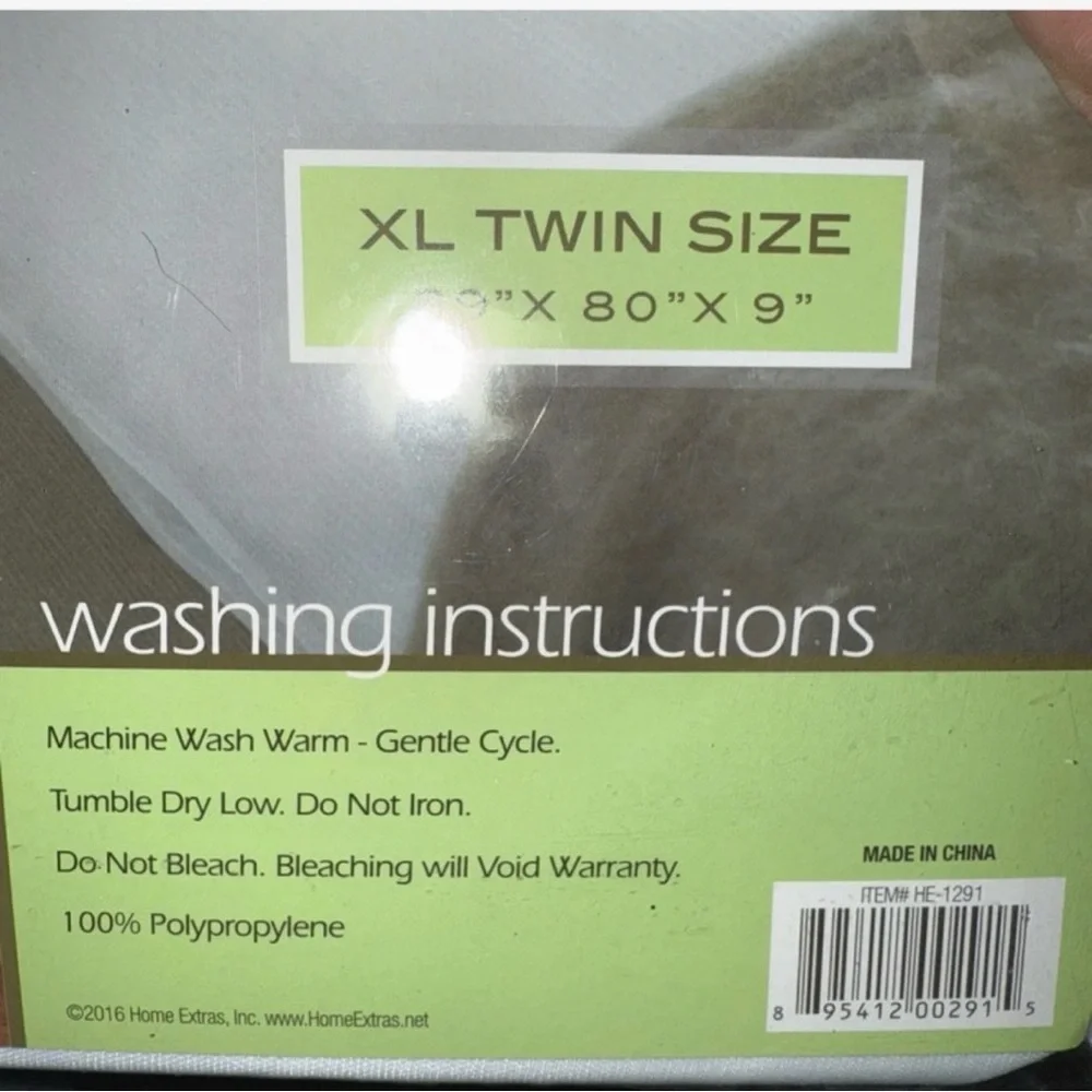 Box Spring Protector - White